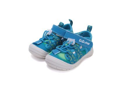 D.D. step modré barefoot sandály G065-61561M