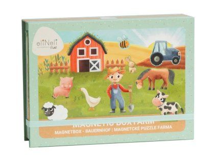 Elineli Magnetická hra 2v1 - Farma