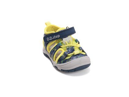 D.D. step  barefoot sandály G065-61146 BM lemon