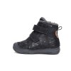 D.D.step dívčí zimní boty W082-52674 černé