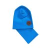By mimi dětský set čepice a nákrčník modrý