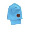 By mimi dětský set čepice a nákrčník světle modrý