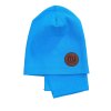 By mimi dětský set čepice a nákrčník tyrkysový