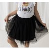 Lily Grey dívčí tylová tutu sukýnka černá