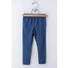 Lily Grey dívčí jednobarevné legíny denim blue