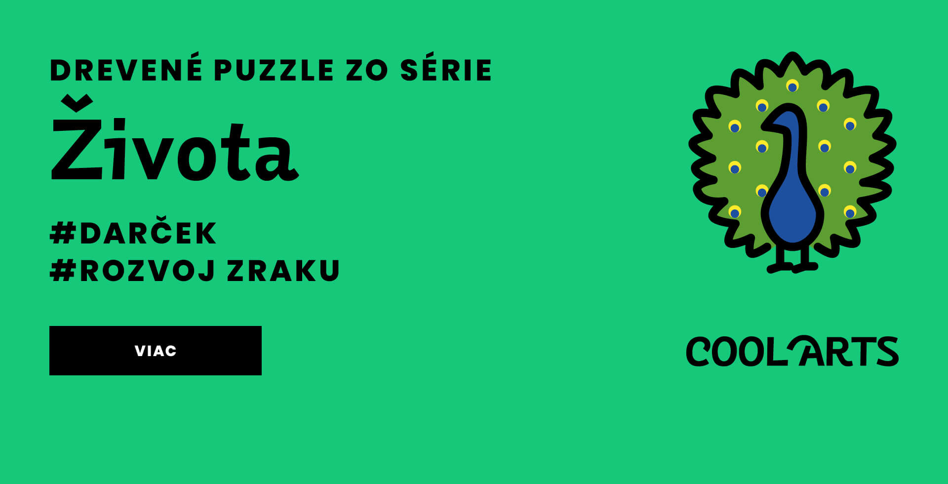 Drevene puzzle - Seria Zivota - CoolArts