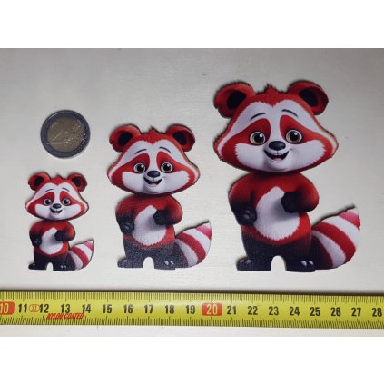 Drevena magnetka pre deti aj dospelych Panda cervena CoolArts Titulka