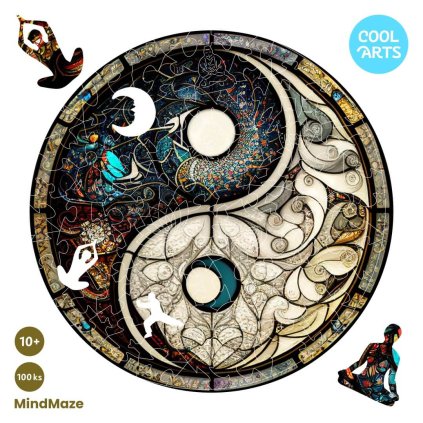 Jin Jang MindMaze 100ks Drevene Puzzle CoolArts Titulka 01