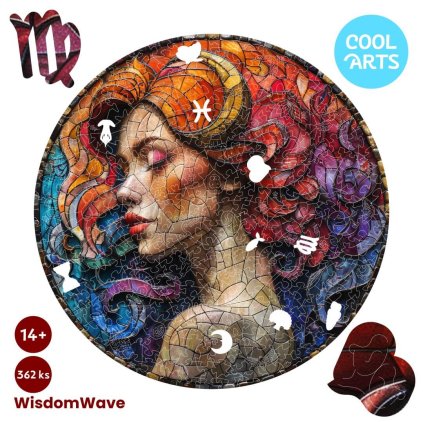 Duhova panna WisdomWave 362 ks Drevene Puzzle pre dorast a dospelych CoolArts