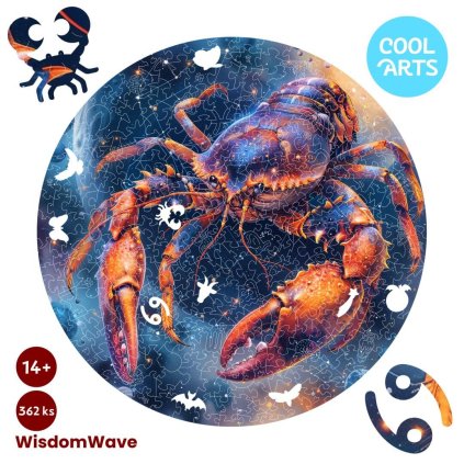 Vesmirny rak WisdomWave 362 ks Drevene Puzzle pre dorast a dospelych CoolArts