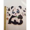 Drevené puzzle Pandicka