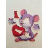 Drevene puzzle myska