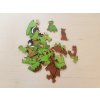 Drevene puzzle Korytnacka Zaciatocnici Diely nahlad