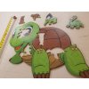 Drevene puzzle Korytnacka Zaciatocnici Zavieratka Bok