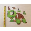 Drevene puzzle Korytnacka Zaciatocnici Zvieratka