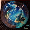 Znamenie zverokruhu Ryby na oblohe Drevene puzzle zlozene