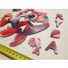 Cervena ryba Seria Abeceda Drevene puzzle CoolArts pismenka