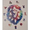 Energicky lev SoulPassion Drevene Puzzle pre deti a dospelych CoolArts skladanie