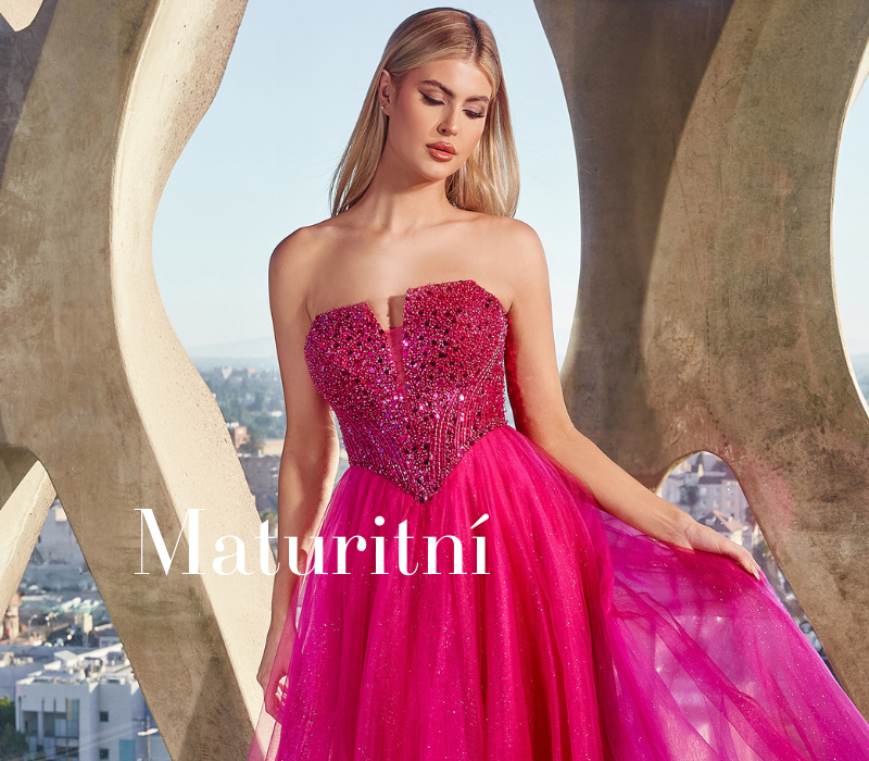 Nové cool maturitní korzetové šaty