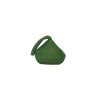 Společenská kabelka zelená ve tvaru mošničky