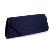Tmavě modrá podlouhlá kabelka psaníčko