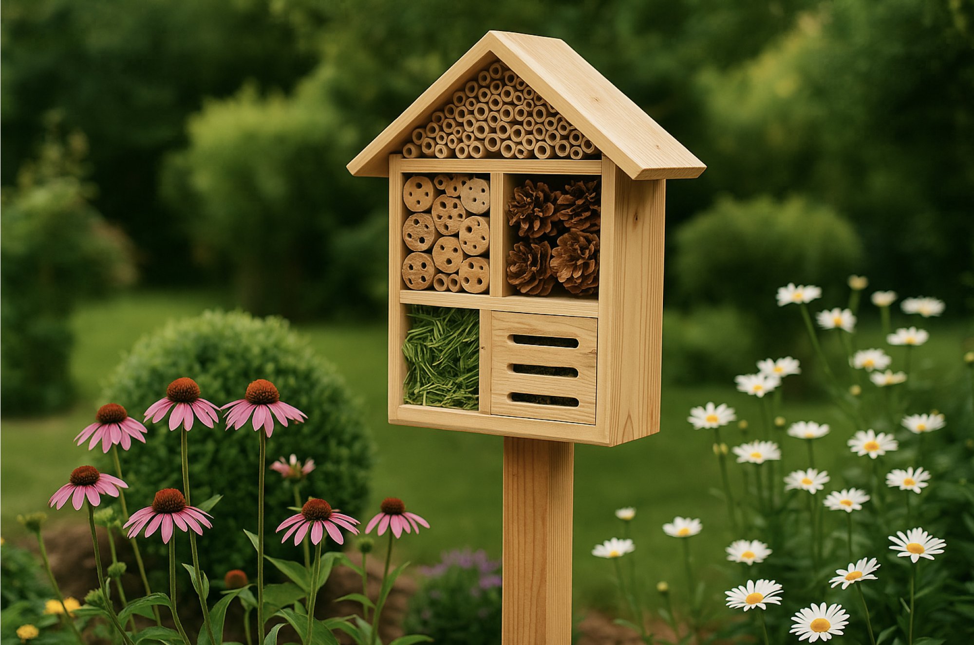 Ako si vybrať a umiestniť hmyzí hotel: Praktický sprievodca + tipy a produkty