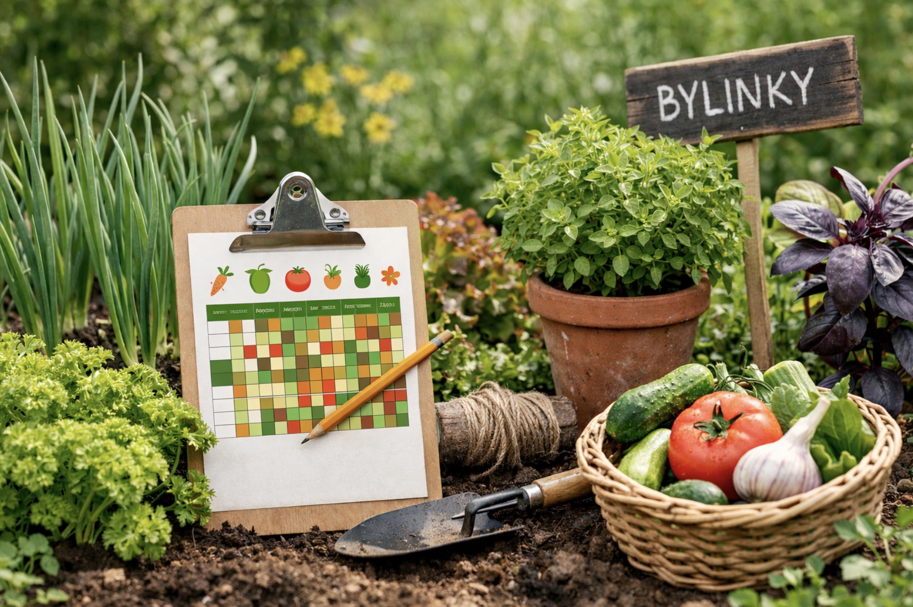 Úvod k plánovaniu záhonov bez chémie, k polykultúre a spolupráci rastlín