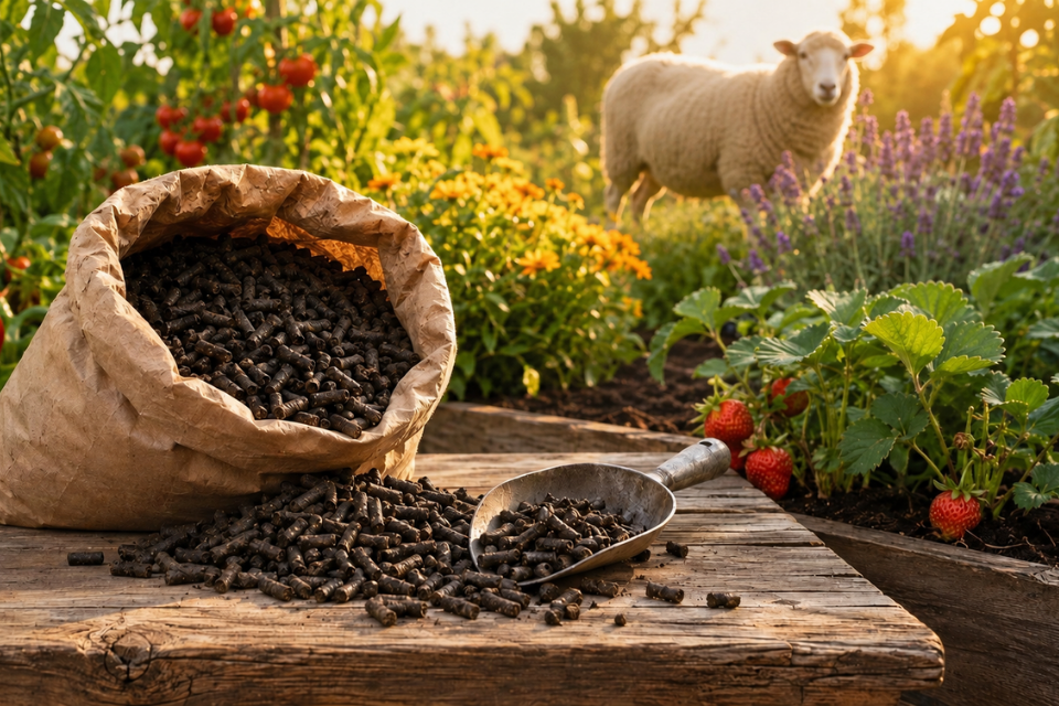 Granulovaný ovčí hnoj FLOVIUM – pre kvety aj úrodu