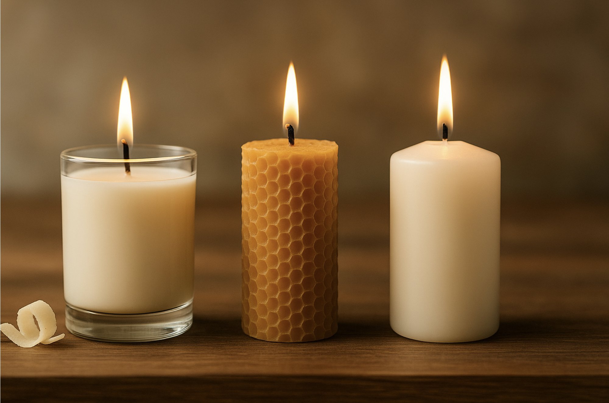 Sójová, včelia či parafínová? Sprievodca výberom sviečky