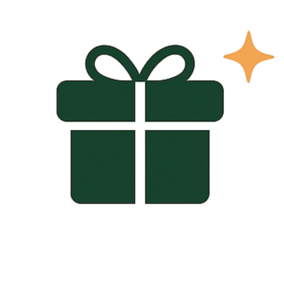 Ikonka s darčekom symbolizuje malú pozornosť, ktorú zákazník získa ako poďakovanie za nákup.