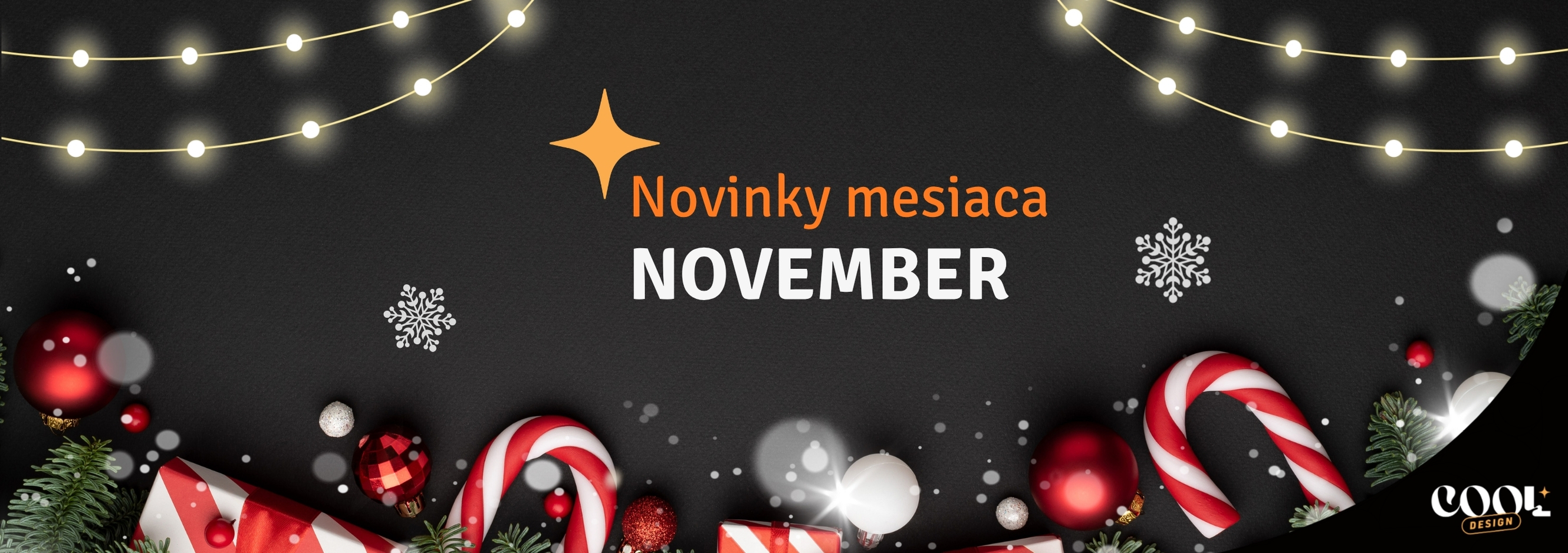 Novinky mesiaca November – nové produkty v e-shope COOL Design