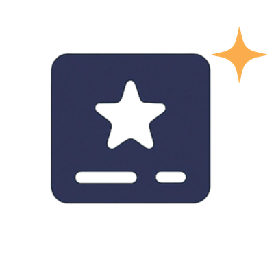 Ikonka s hviezdou symbolizuje vernostný program a odmeňovanie stálych zákazníkov.