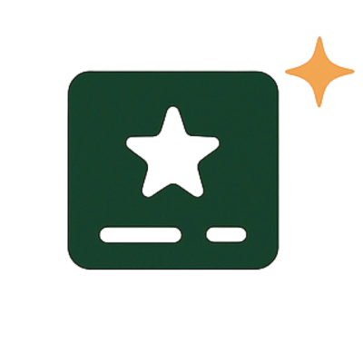 Ikonka s hviezdou symbolizuje vernostný program a odmeňovanie stálych zákazníkov.