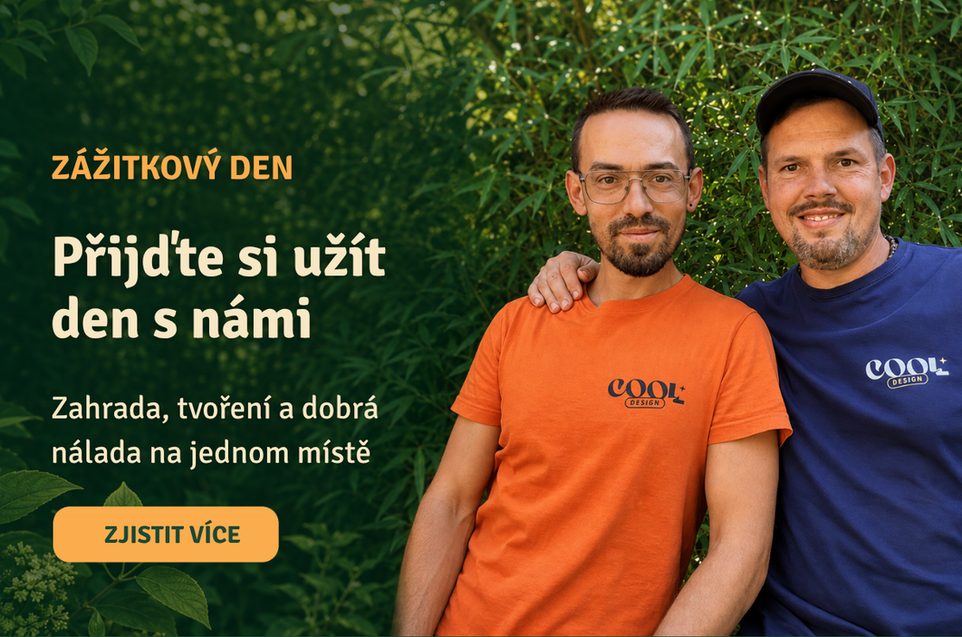 Zážitkový den cooldesign – zahrada, tvoření, kreativní workshop a společný den plný inspirace