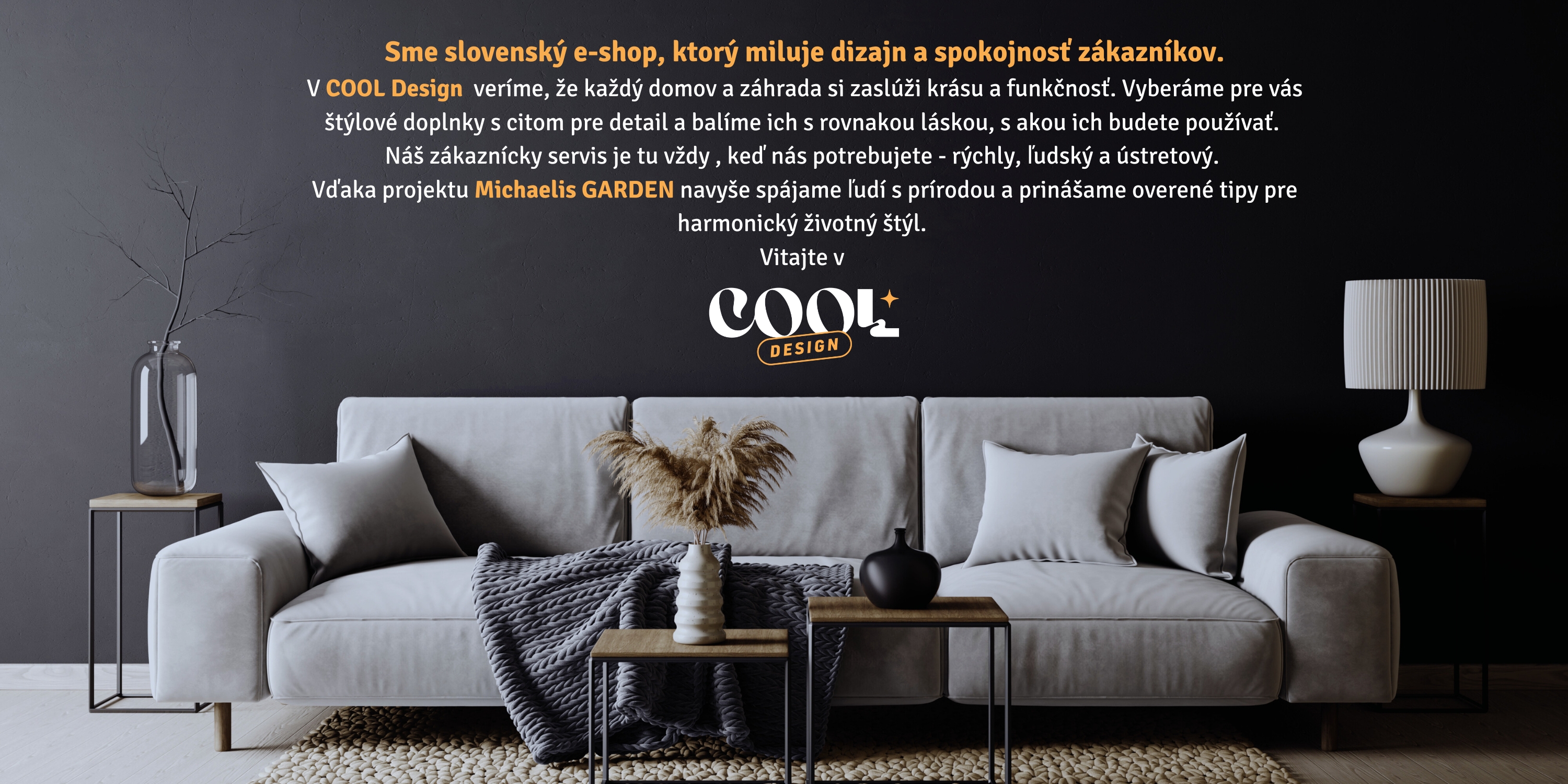 Vitajte v COOL Design – slovenský e-shop s doplnkami do domácnosti a záhrady