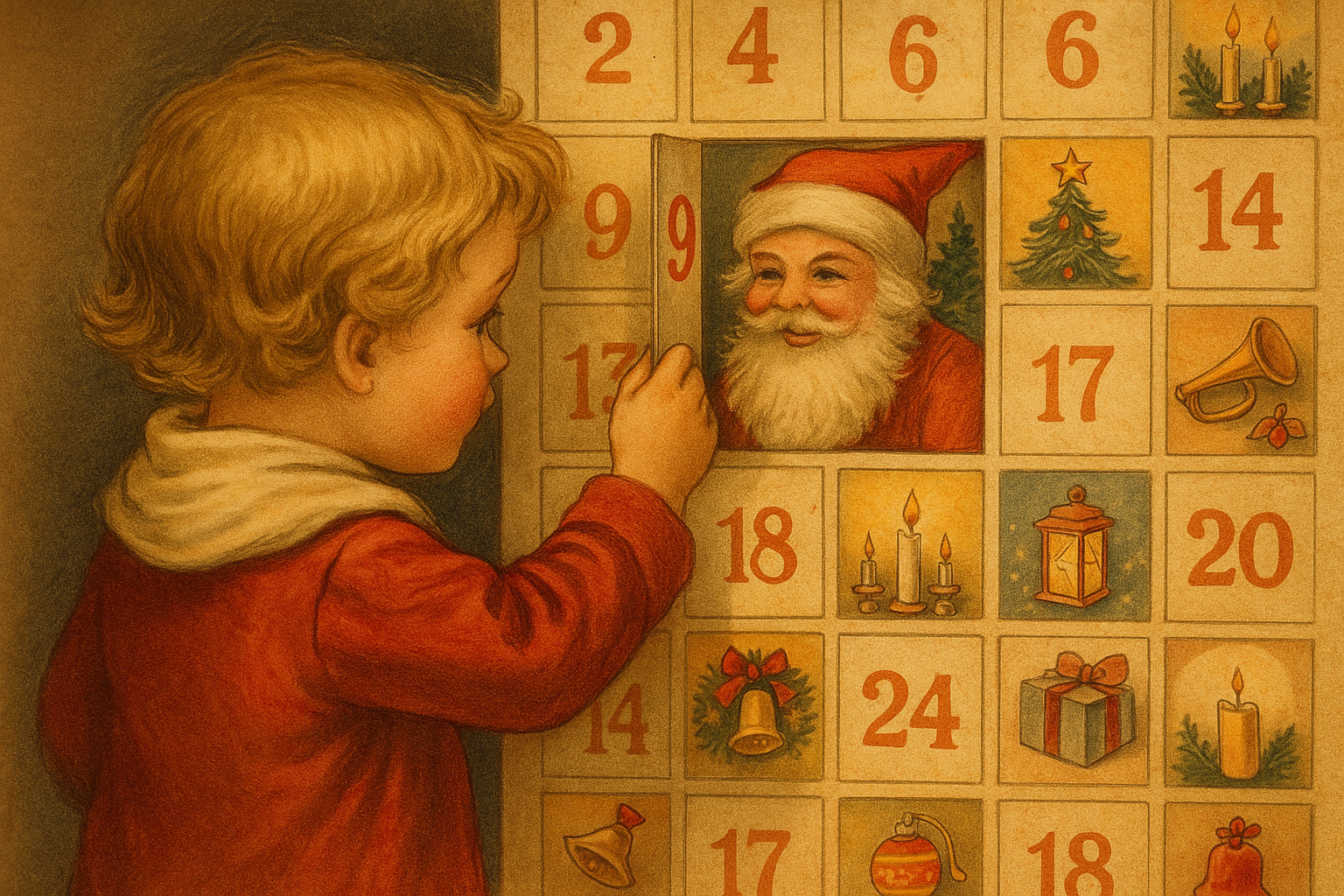 Koláž adventných kalendárov 2025 – výber typov pre každého