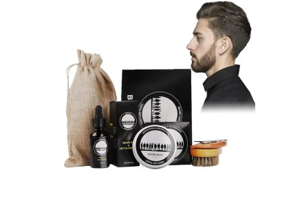 Profesionálna sada na bradu pre mužov s prírodnou kozmetickou starostlivosťou