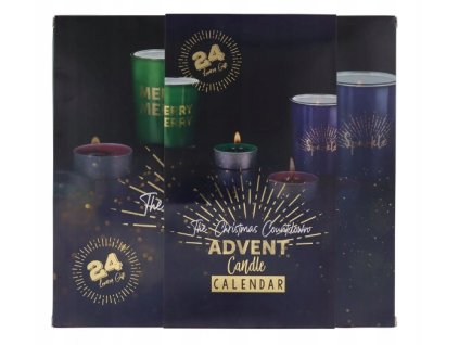 Adventný kalendár so sviečkami