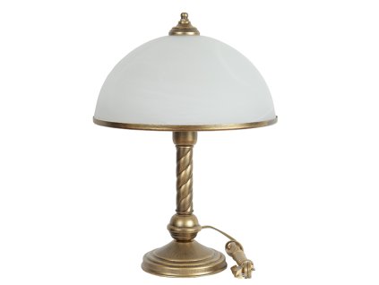 Stolová lampa Vintage Gold – klasický dizajn v odtieni starej zlatej