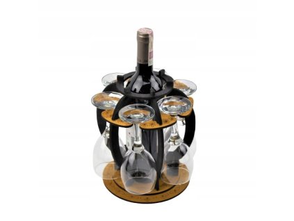 darcekovy-stojan-na-vino-s-poharmi-laserom-vyrezavany-dizajn-6-poharov-cooldesign