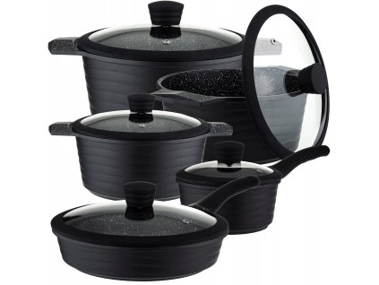 elegantna-sada-mramorovych-hrncov-a-panvic-v-ciernom-dizajne-cooldesign