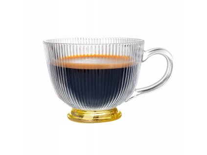 sklenena-salka-so-zlatou-nozickou-430-ml-elegantna-salka-na-kavu-alebo-caj