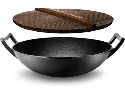 zelezny-wok-s-drevenou-pokrievkou-objem-6-l-vhodny-na-indukciu