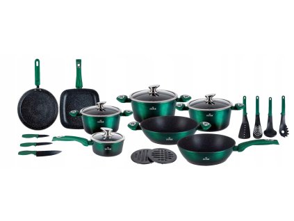 spickova-21dielna-sada-smaragdovych-keramickych-hrncov-a-panvic-s-kuchynskym-nacinim-cooldesign