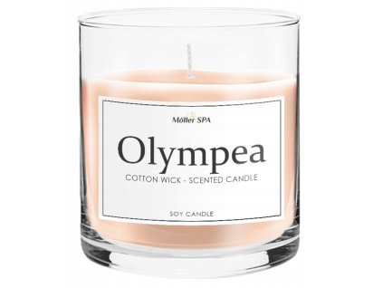 Sójová vonná sviečka MÖLLER SPA Olympea 400g