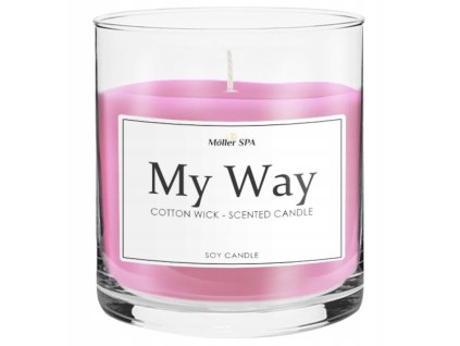 Sójová vonná sviečka MÖLLER SPA My Way 400g