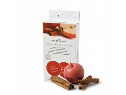 Vonné vosky Apple Cinnamon – prírodné kapsuly do aroma lámp, 2 × 25 g