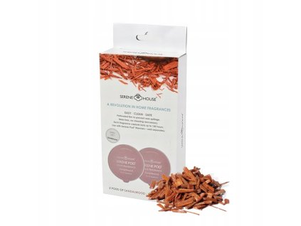 Vonné vosky Sandalwood Rose – santalové drevo, ruža, céder a pižmo v kapsulách, 2 × 25 g