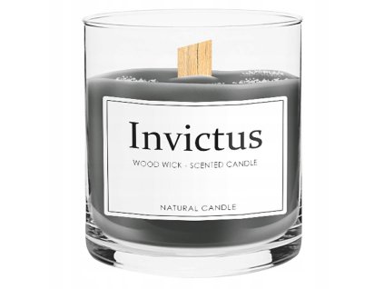 Vonná sviečka Moller SPA – Invictus s dreveným knôtom, sójový vosk, 75 hodín