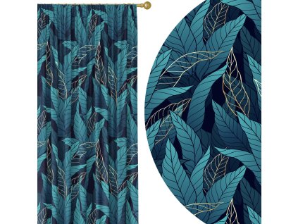 zatemnovaci-zaves-blue-tropics-vyrazny-listovy-vzor-v-tyrkysovomodrych-tonoch-cooldesign